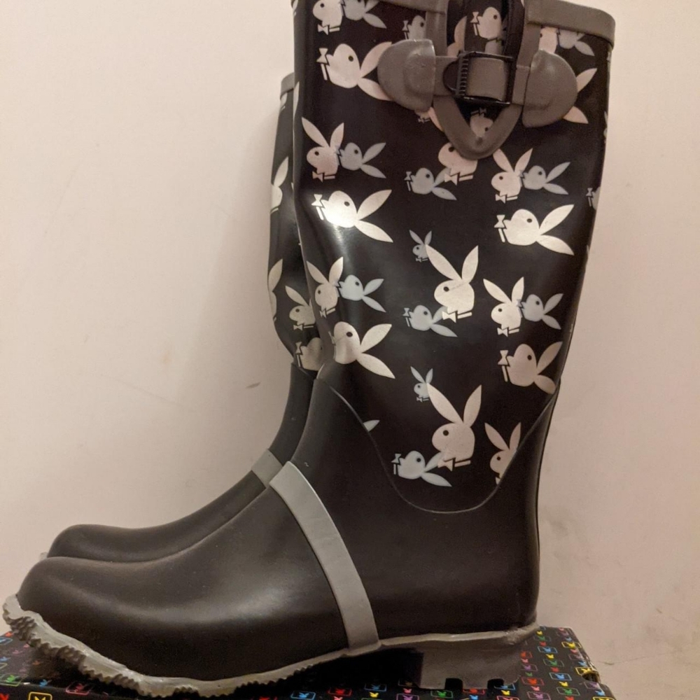 Playboy bunny rain boots 🥾🥾